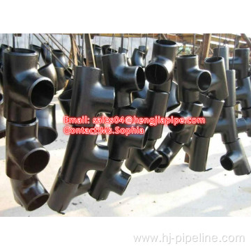 Cangzhou BW seamless and welded pipe tee